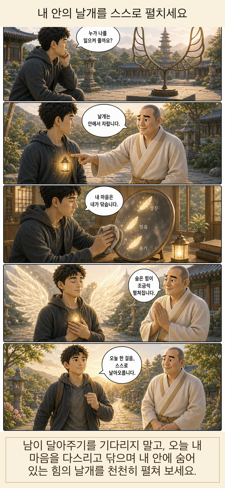 내 안의 날개를 스스로 펼치세요 웹툰