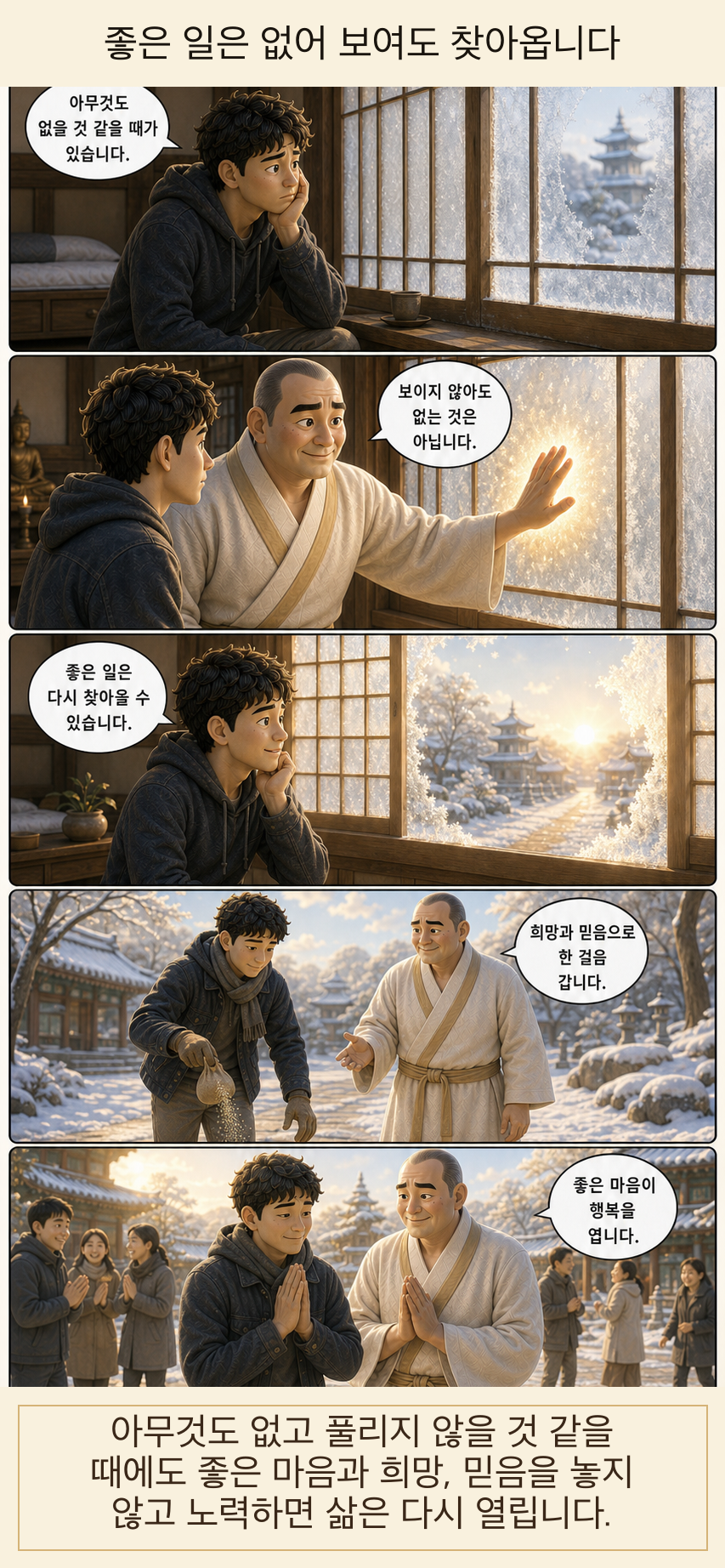 좋은 일은 없어 보여도 찾아옵니다 웹툰
