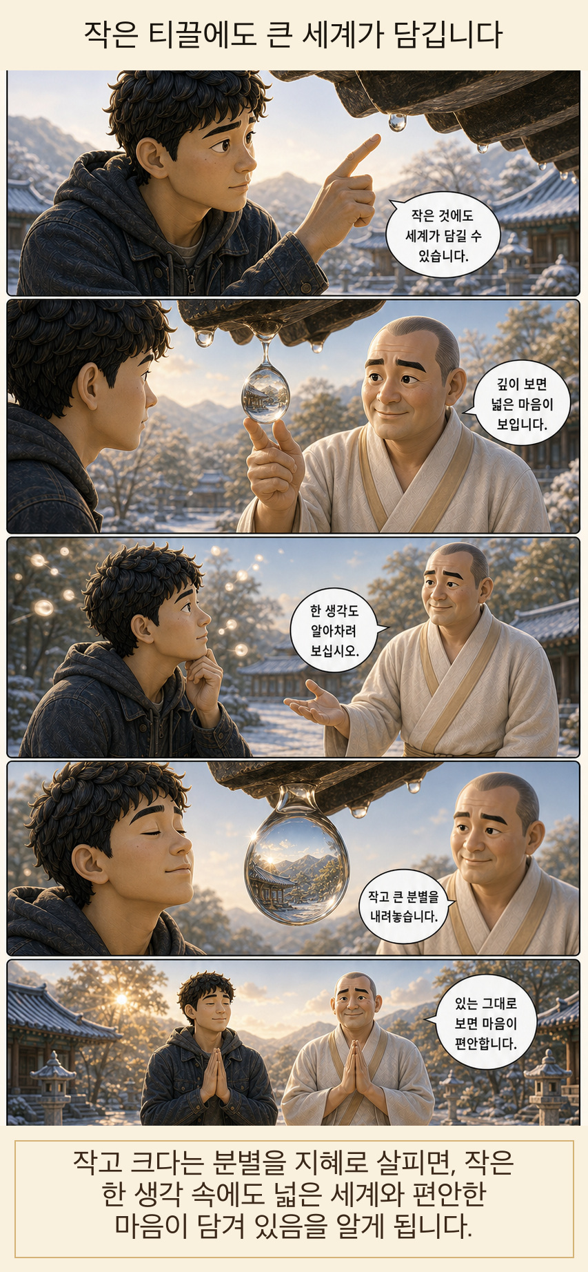 작은 티끌에도 큰 세계가 담깁니다 웹툰