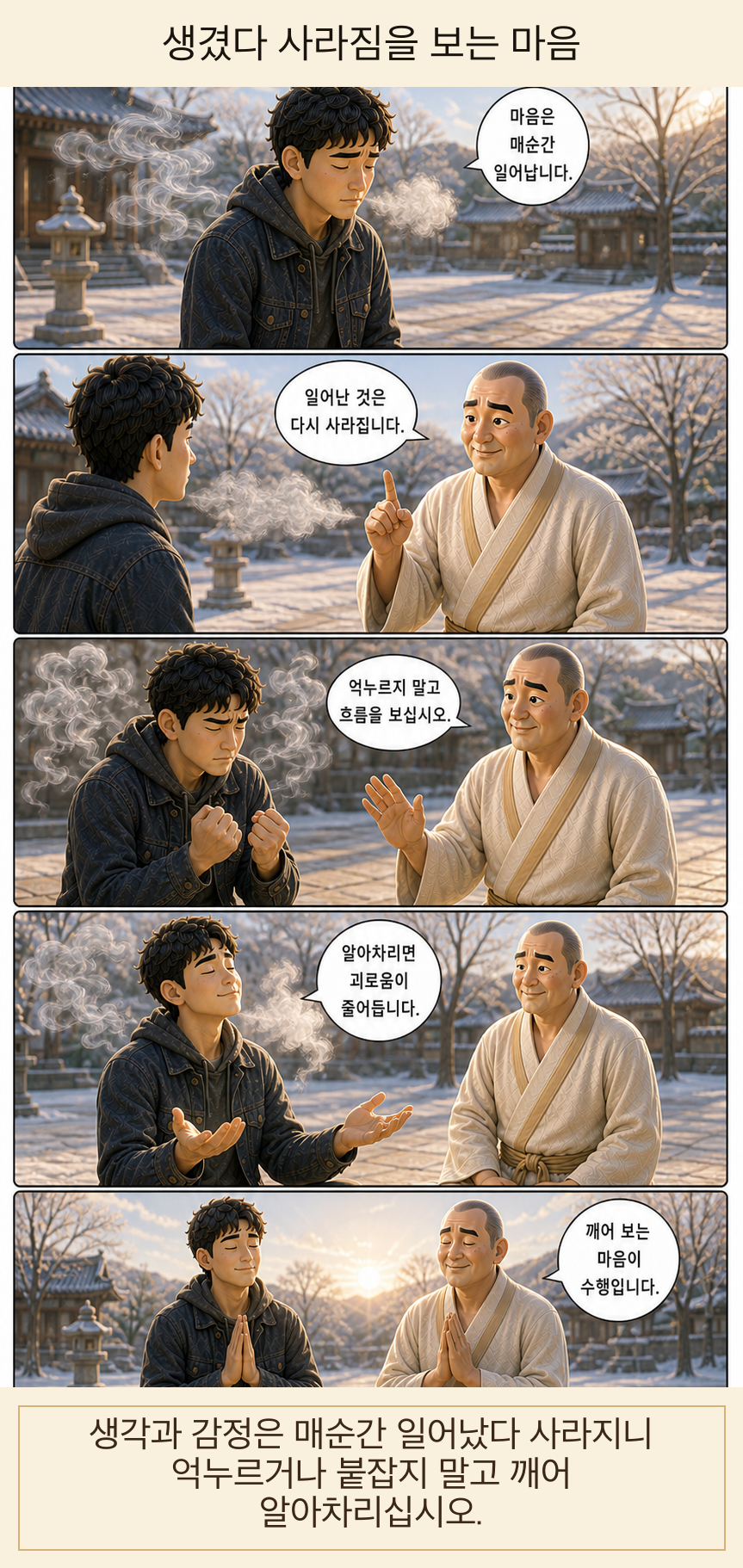생겼다 사라짐을 보는 마음 웹툰
