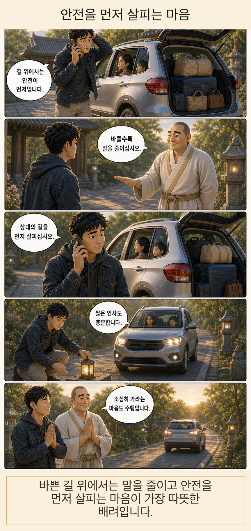 안전을 먼저 살피는 마음 웹툰