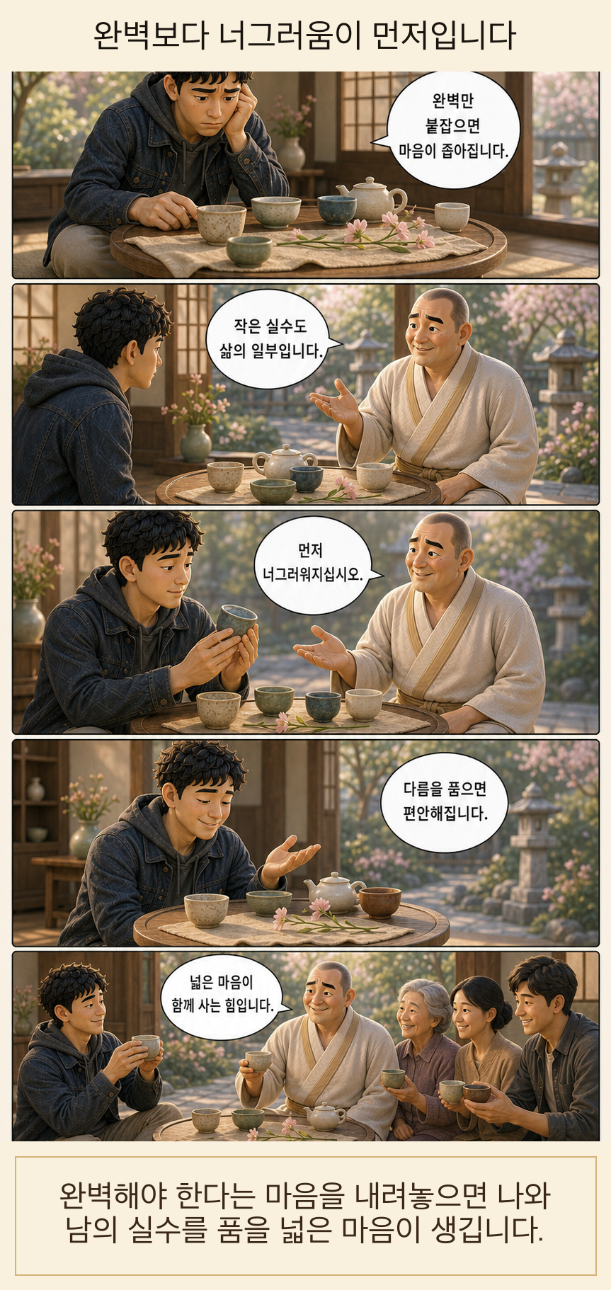 완벽보다 너그러움이 먼저입니다 웹툰