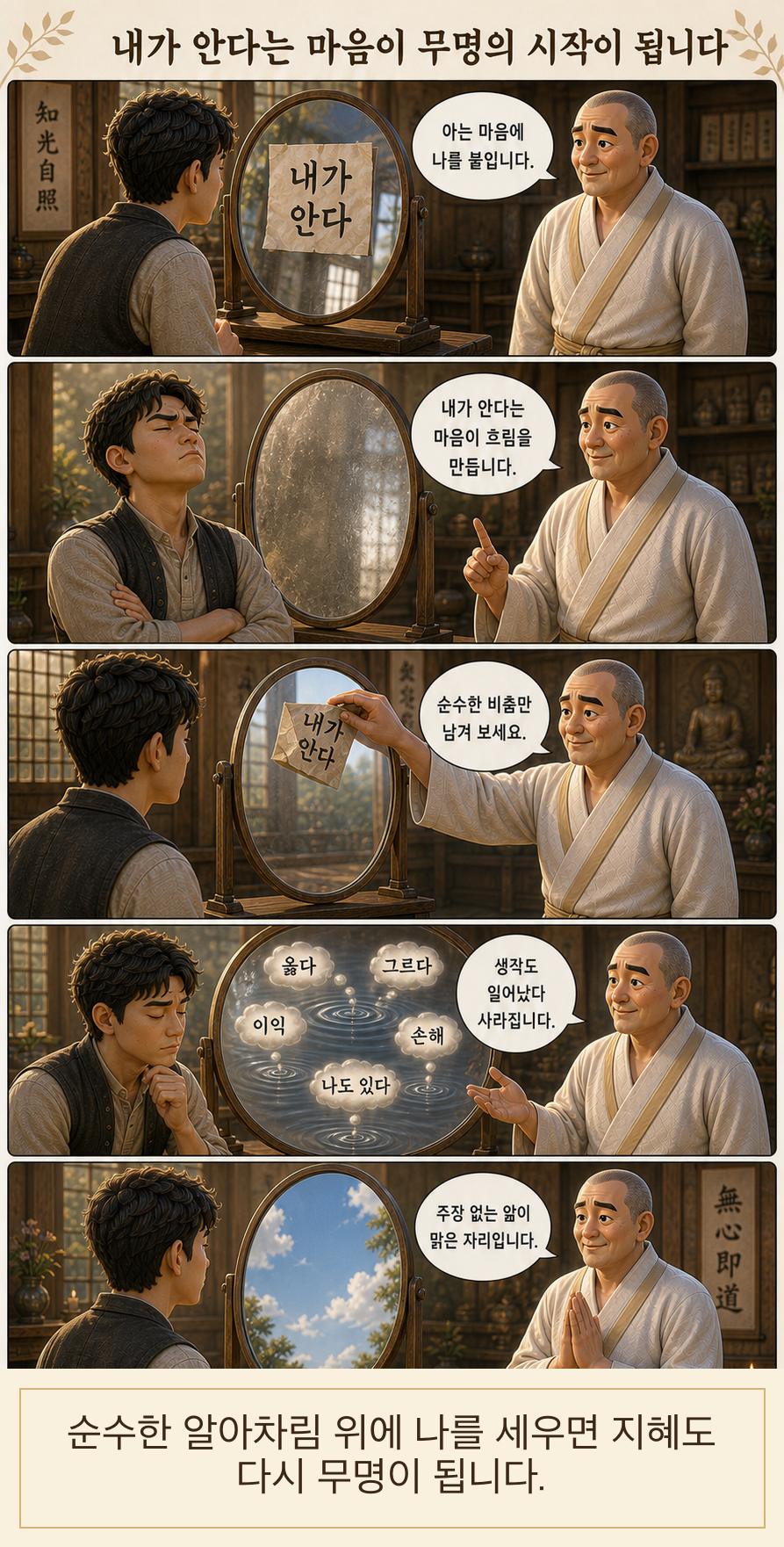 내가 안다는 마음이 무명의 시작이 됩니다 웹툰