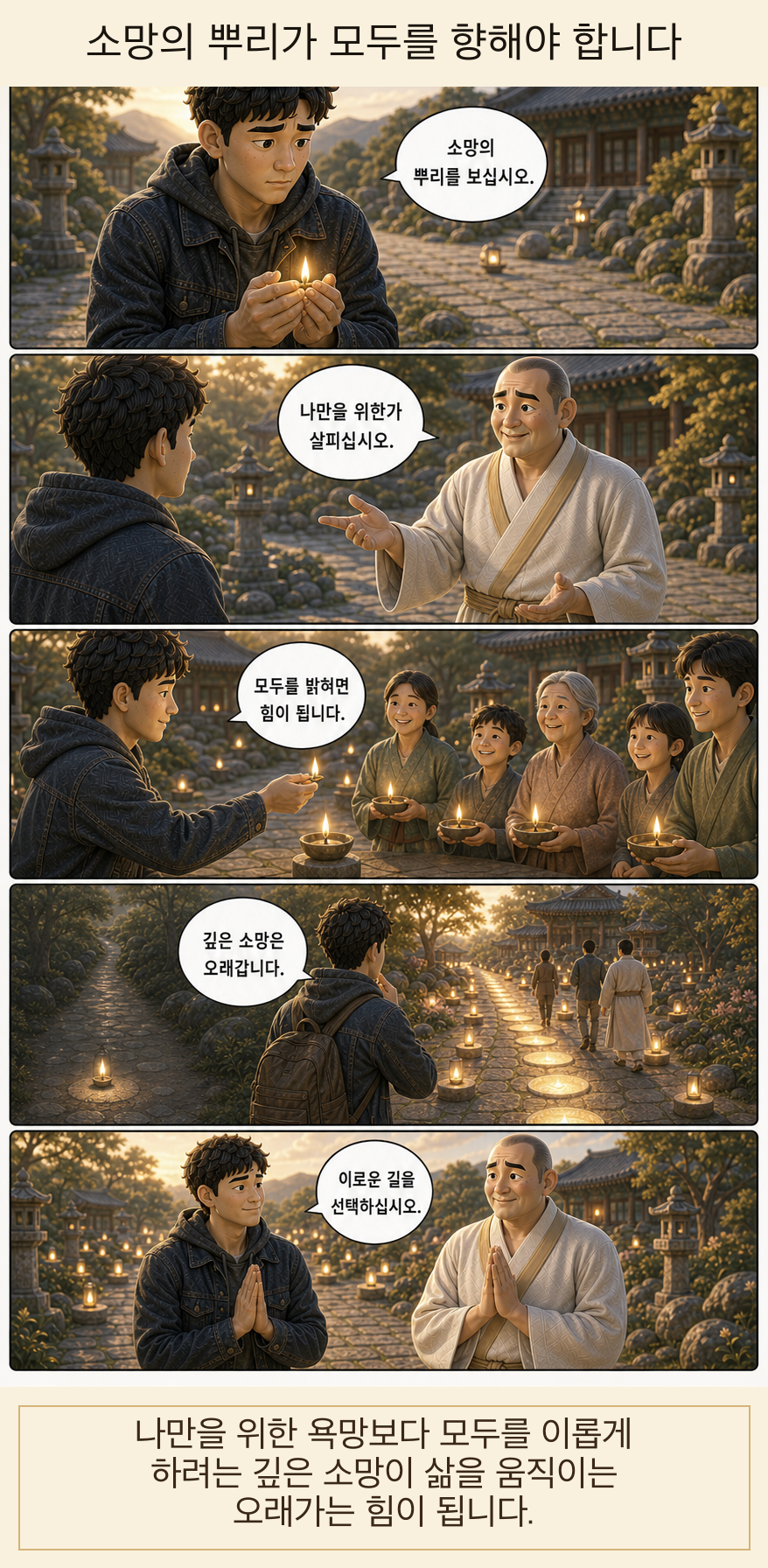 소망의 뿌리가 모두를 향해야 합니다 웹툰