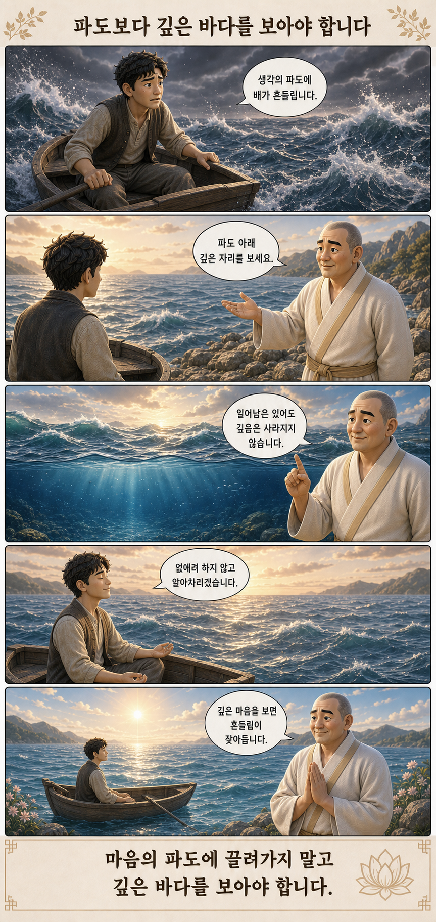 파도보다 깊은 바다를 보아야 합니다 웹툰