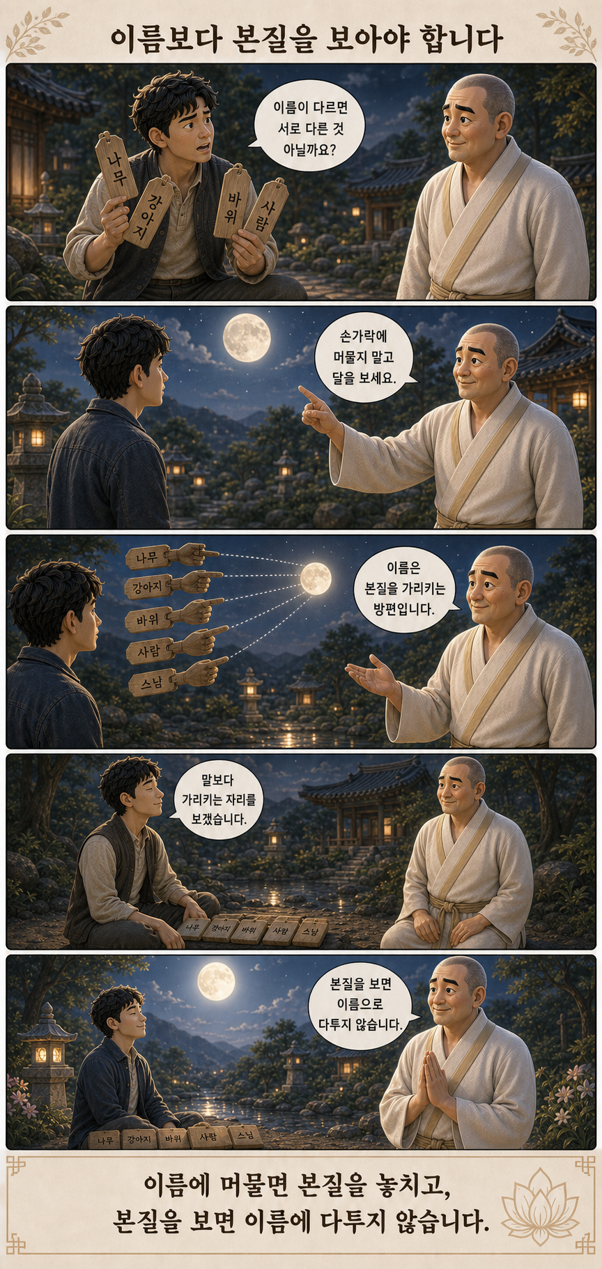 이름보다 본질을 보아야 합니다 웹툰