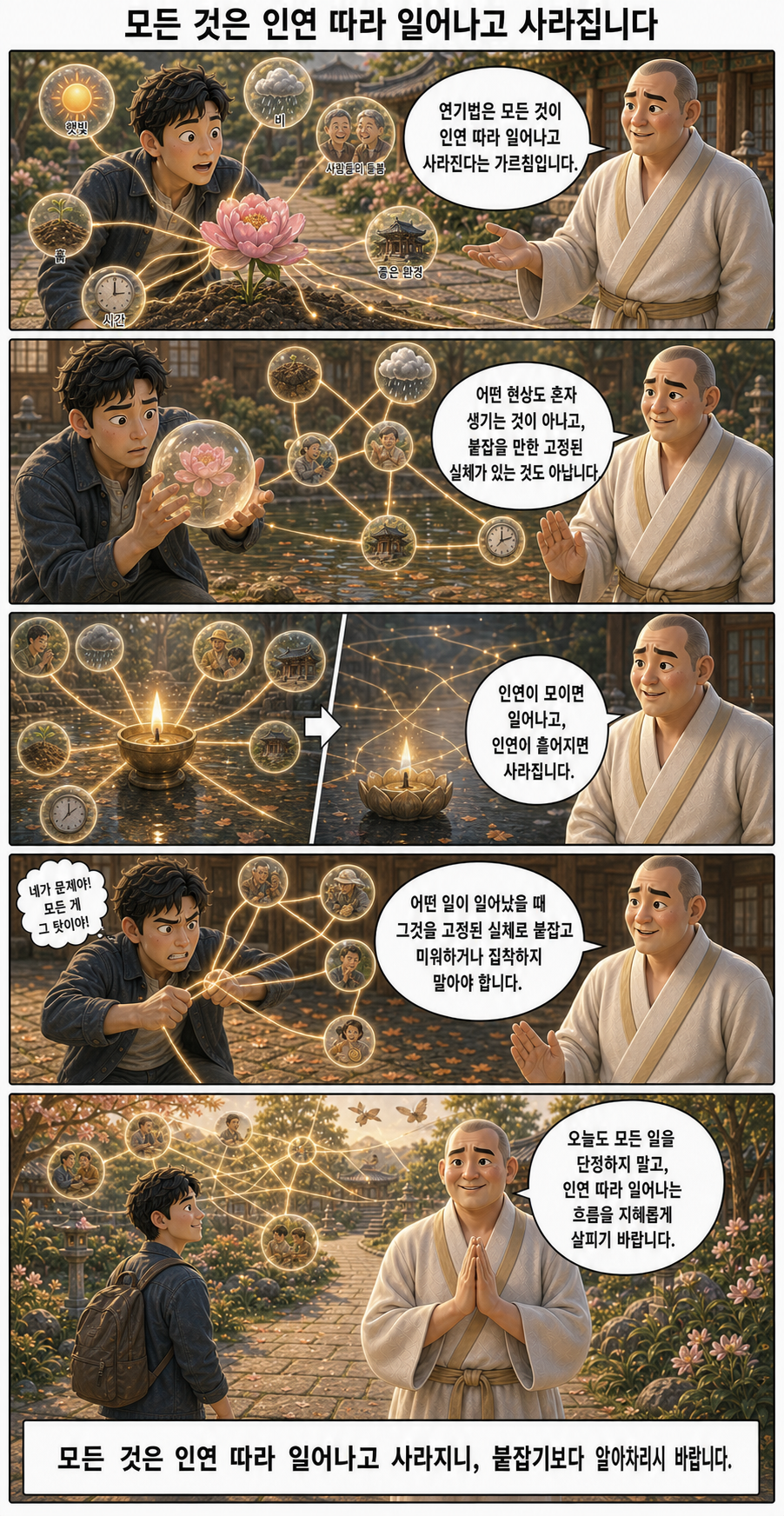 모든 것은 인연 따라 일어나고 사라집니다 웹툰
