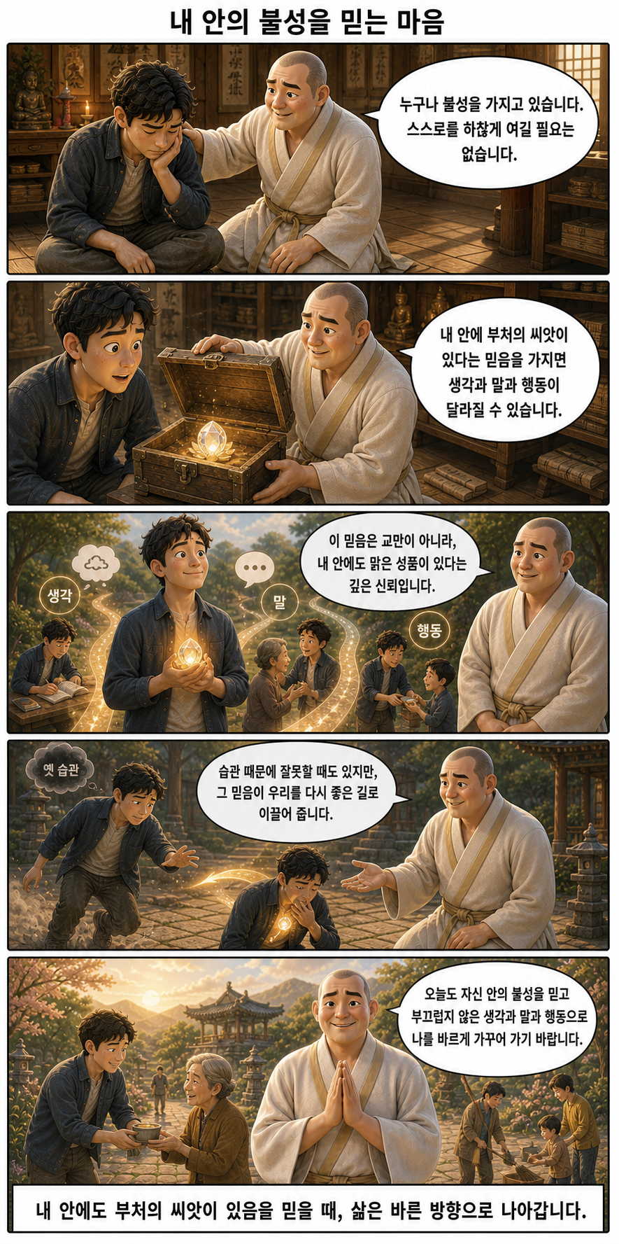 내 안의 불성을 믿는 마음 웹툰