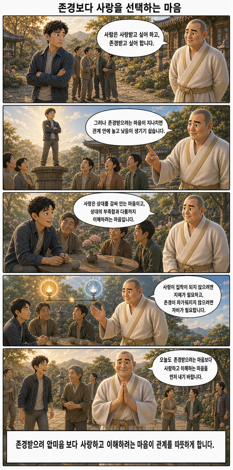 존경보다 사랑을 선택하는 마음 웹툰