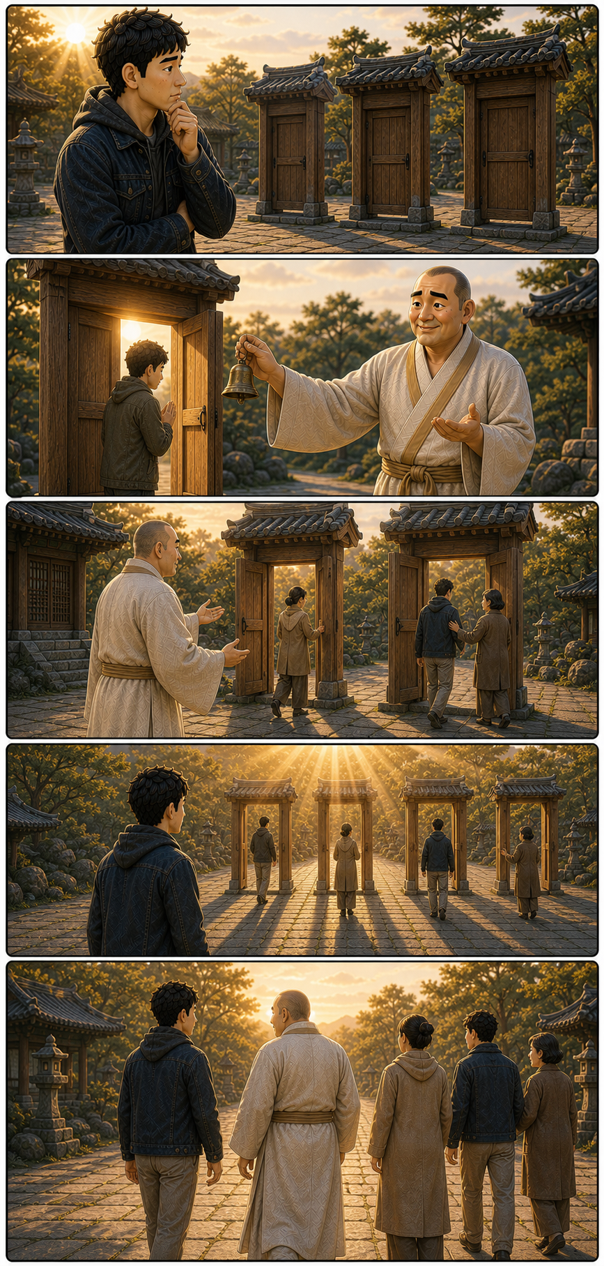 차별 없이 비추는 자비 카툰