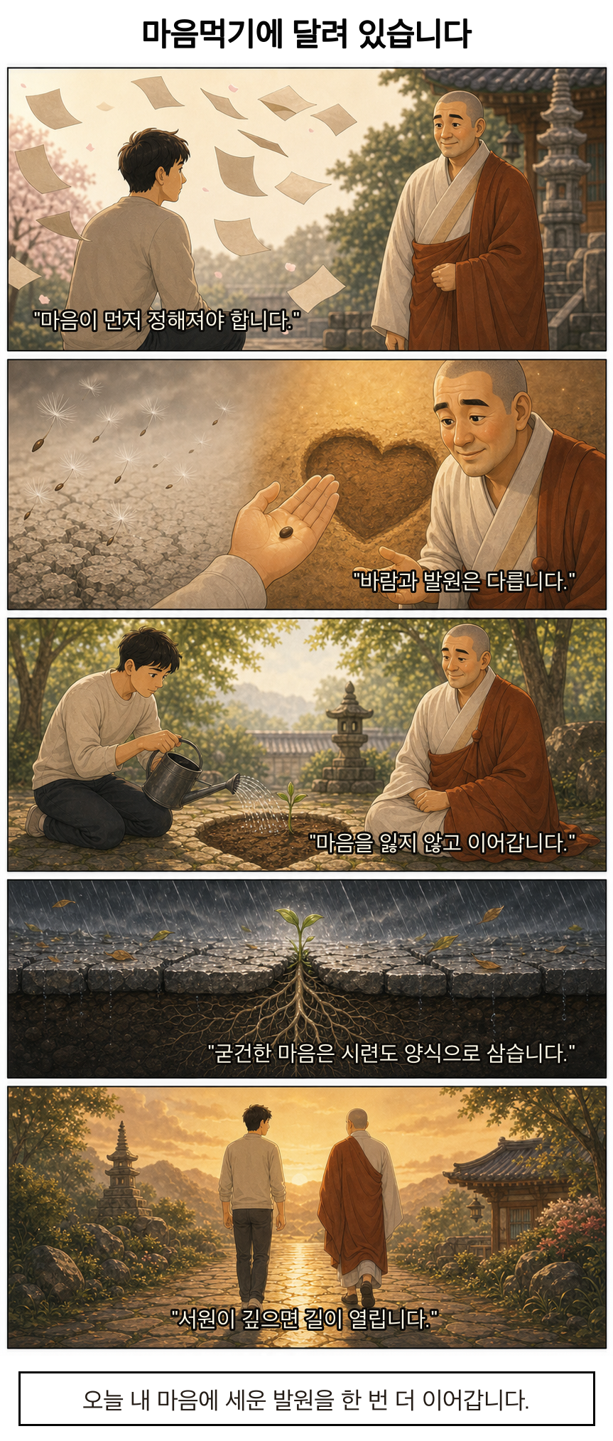 마음먹기에 달려 있습니다 카툰