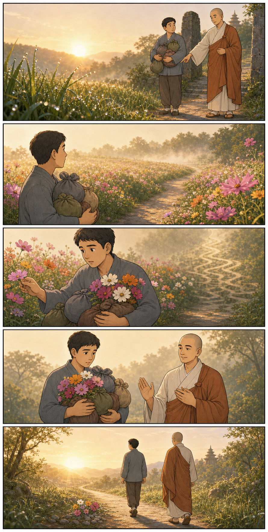 욕망을 따라가다 삶을 놓치지 않습니다 카툰