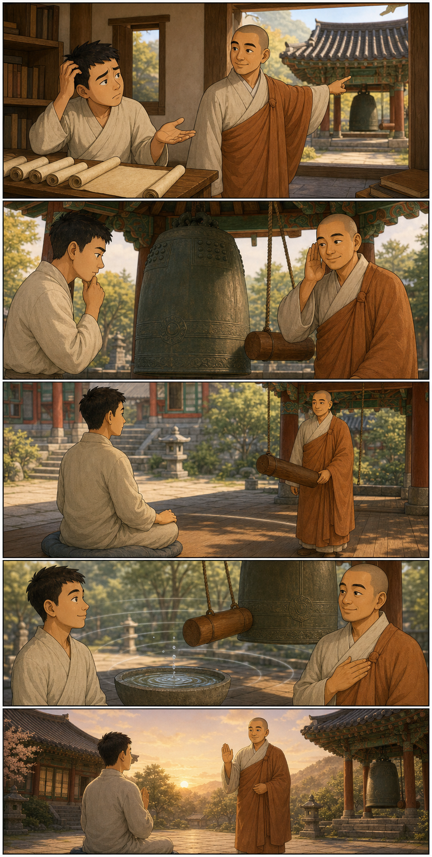 불성은 공부로 직접 밝힙니다 카툰