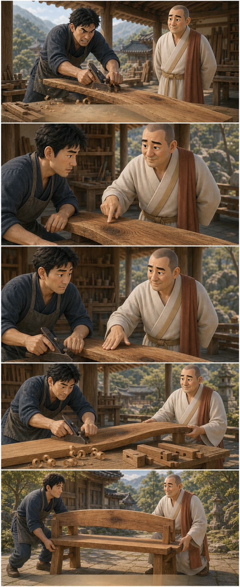 번뇌를 지혜로 돌리십시오 카툰