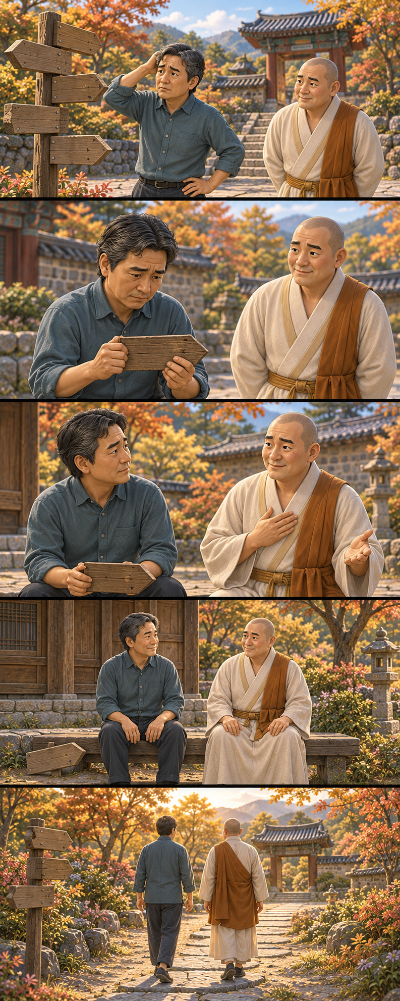 방법에도 집착하지 않기 카툰